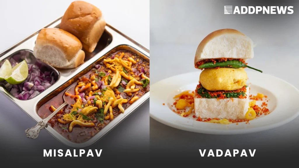 different food items of different states