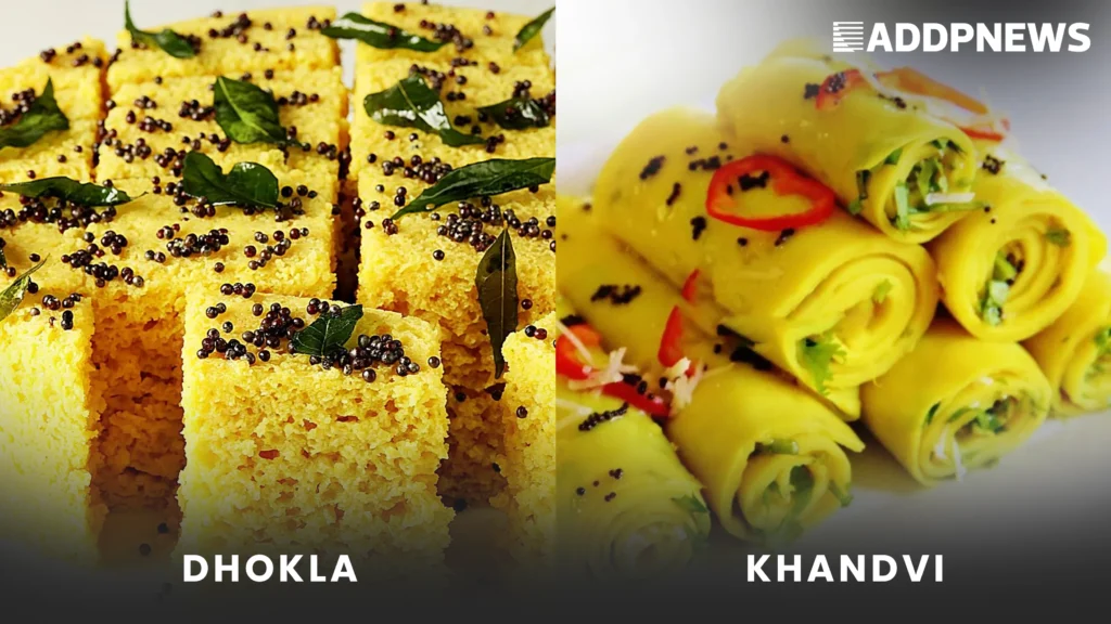 different food items of different states