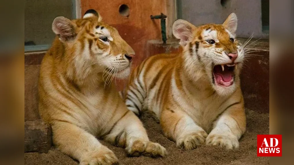 Eva and luna golden tiger: यह है दुनिया की सबसे क्यूट बाघिन 'ईवा' और 'लूना'