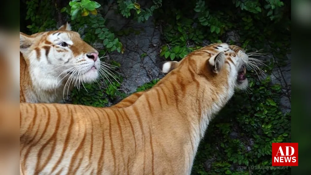 Eva and luna golden tiger: दुनिया की सबसे क्यूट बाघिन 'ईवा' और 'लूना'